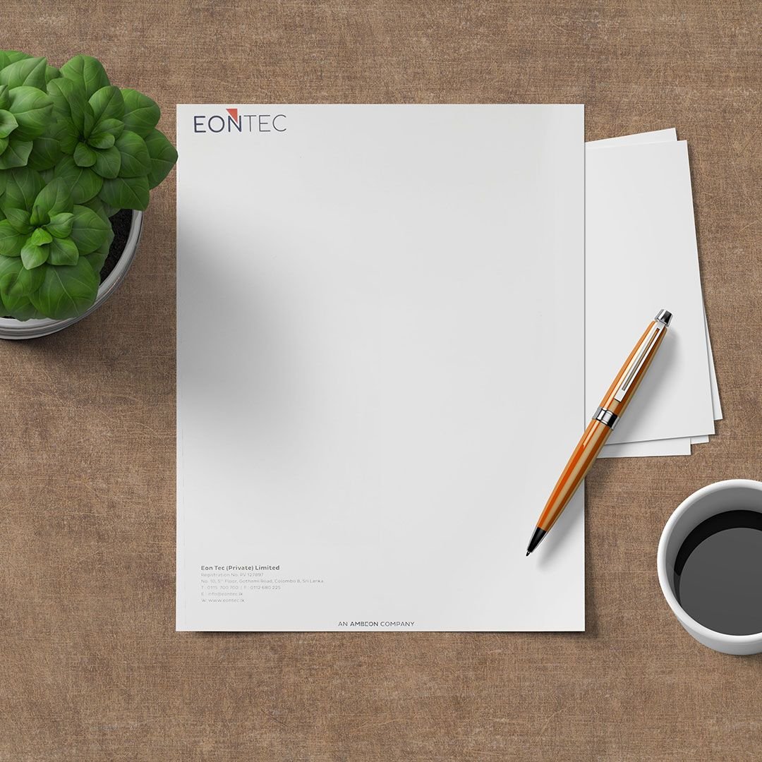 Eontec Letterhead Printing in Sri lanka